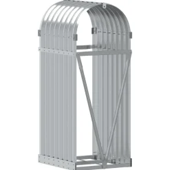 vidaXL brændestativ 40x45x100 cm galvaniseret stål grøn