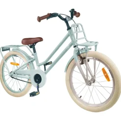 vidaXL Børnecykel 18 tommer til 5-7 år gammel Lys grøn