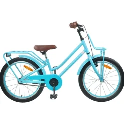 vidaXL Børnecykel 18 tommer til 5-7 år gammel Lys blå