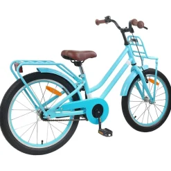 vidaXL Børnecykel 18 tommer til 5-7 år gammel Lys blå