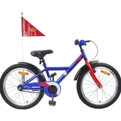 vidaXL Børnecykel 18 tommer til 5-7 år gammel Mørk blå