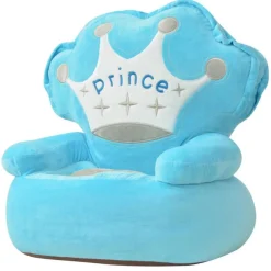 vidaXL børnestol i plys prince blå