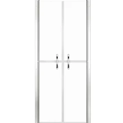 vidaXL brusedør 71x190 cm klart sikkerhedsglas
