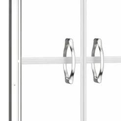 vidaXL brusedør 71x190 cm klart sikkerhedsglas