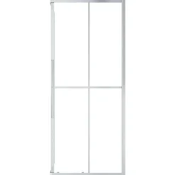 vidaXL brusekabine 80x80x180 cm sikkerhedsglas