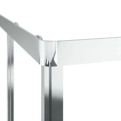 vidaXL brusekabine 80x80x180 cm sikkerhedsglas