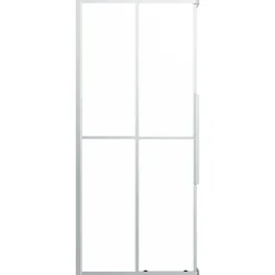 vidaXL brusekabine 90x70x180 cm matteret sikkerhedsglas