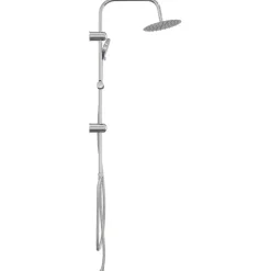 vidaXL Brusesystem Sølv 47 x 20 x 95 cm Rustfrit stål