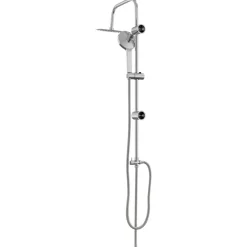 vidaXL Brusesystem Sølv 47 x 20 x 95 cm Rustfrit stål