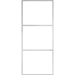 vidaXL brusevæg med matteret ESG-glas 80x195 cm