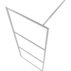 vidaXL brusevæg med matteret ESG-glas 80x195 cm