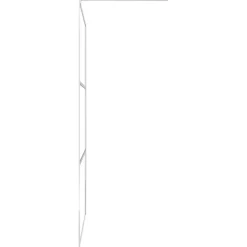 vidaXL brusevæg med matteret ESG-glas 80x195 cm