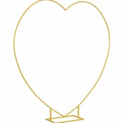 vidaXL Bryllupsbue Guld 195 x 35 x 211 cm Stål