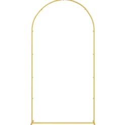 vidaXL Bryllupsbue Guld 100 x 39 x 200 cm Stål