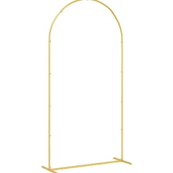 vidaXL Bryllupsbue Guld 100 x 39 x 200 cm Stål