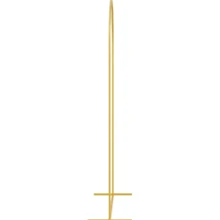 vidaXL Bryllupsbue Guld 100 x 39 x 200 cm Stål