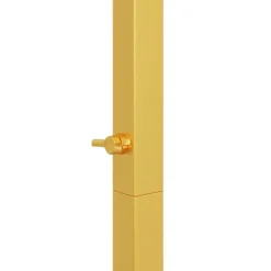 vidaXL Bryllupsbue Guld 150 x 49,5 x 200 cm Stål