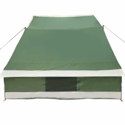 vidaXL Camping telt med tag Grøn 282 x 225 x 154 cm taft