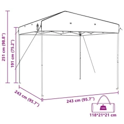 vidaXL Camping Telt Sæt med tag 2 pcs Grøn Taffeta og Stof