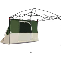 vidaXL Camping Telt Sæt med tag 2 pcs Grøn Taffeta og Stof