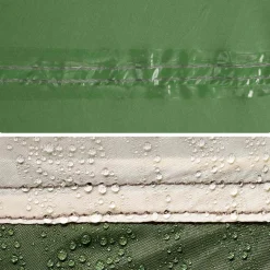 vidaXL Camping Telt Sæt med tag 2 pcs Grøn Taffeta og Stof