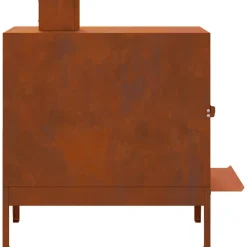 vidaXL campingkomfur 35x50x60 cm cortenstål