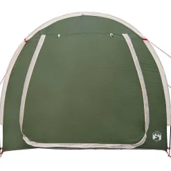 vidaXL Cykelopbevaringstelt med tag Grøn 218 x 156 x 180 cm