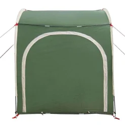 vidaXL Cykelopbevaringstelt med tag Grøn 218 x 156 x 180 cm