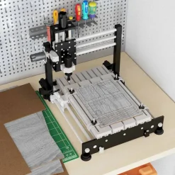 vidaXL Dekor Panels 12 pcs Grå Sonoma 40 x 60 x 0,27 cm