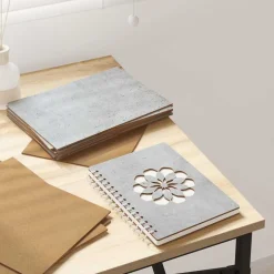 vidaXL Dekor Panels 12 pcs Beton Grå 21 x 30 x 0,27 cm Konstrueret træ