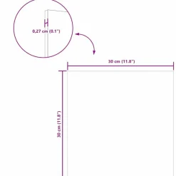 vidaXL Dekor Panels 12 pcs Sonoma eg 30 x 30 x 0,27 cm Konstrueret træ