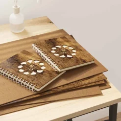 vidaXL Dekor Panels 12 pcs Røget eg 30 x 42 x 0.27 cm Konstrueret træ