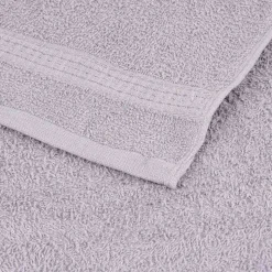 vidaXL 12-delt håndklædesæt FROGN grå 360 gsm