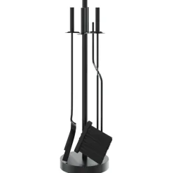 vidaXL 5-delt pejsværktøjssæt 18x66 cm stål