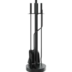 vidaXL 5-delt pejsværktøjssæt 18x66 cm stål