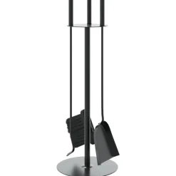 vidaXL 4-delt pejsværktøjssæt 22x59 cm stål
