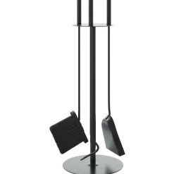 vidaXL 4-delt pejsværktøjssæt 22x59 cm stål