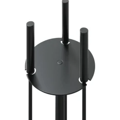 vidaXL 4-delt pejsværktøjssæt 22x59 cm stål