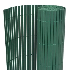 vidaXL dobbeltsidet havehegn PVC 90x300 cm grøn