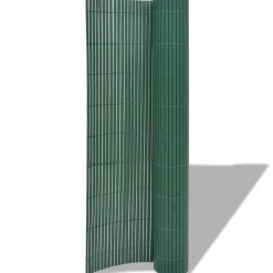 vidaXL dobbeltsidet havehegn PVC 90x300 cm grøn