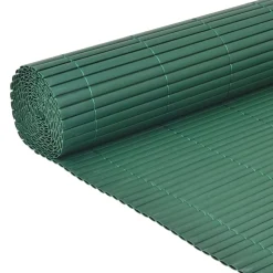 vidaXL dobbeltsidet havehegn PVC 90x300 cm grøn