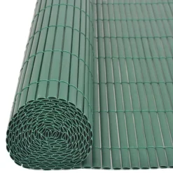 vidaXL dobbeltsidet havehegn PVC 90x300 cm grøn