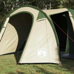vidaXL Dome Telt Kuppel med tag med opbevaring Grøn 384 x 254 x 170 cm