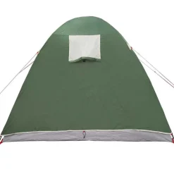 vidaXL Dome Telt Kuppel med tag med opbevaring Grøn 384 x 254 x 170 cm