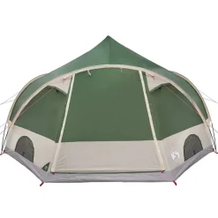 vidaXL Dome Telt 4-Personer med tag Grøn 505 x 450 x 248 cm
