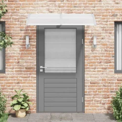 vidaXL dørbaldakin 150x100 cm polycarbonat grå