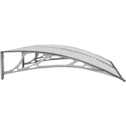 vidaXL dørbaldakin 150x100 cm polycarbonat grå