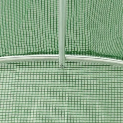 vidaXL drivhus med stålstel 10 m² 5x2x2,3 m grøn
