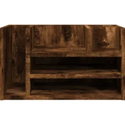 vidaXL dueslag til skrivebord 44,5x24x25 cm konstrueret træ røget eg