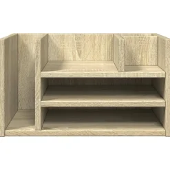 vidaXL dueslag til skrivebord 44,5x24x25 cm konstrueret træ sonoma-eg
